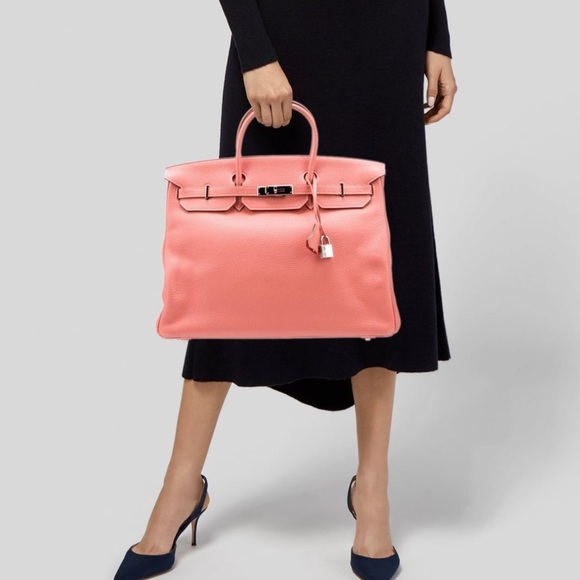 HEREMES EUC Clemence Birkin Rose-Tea 40 - Picture 2 of 7